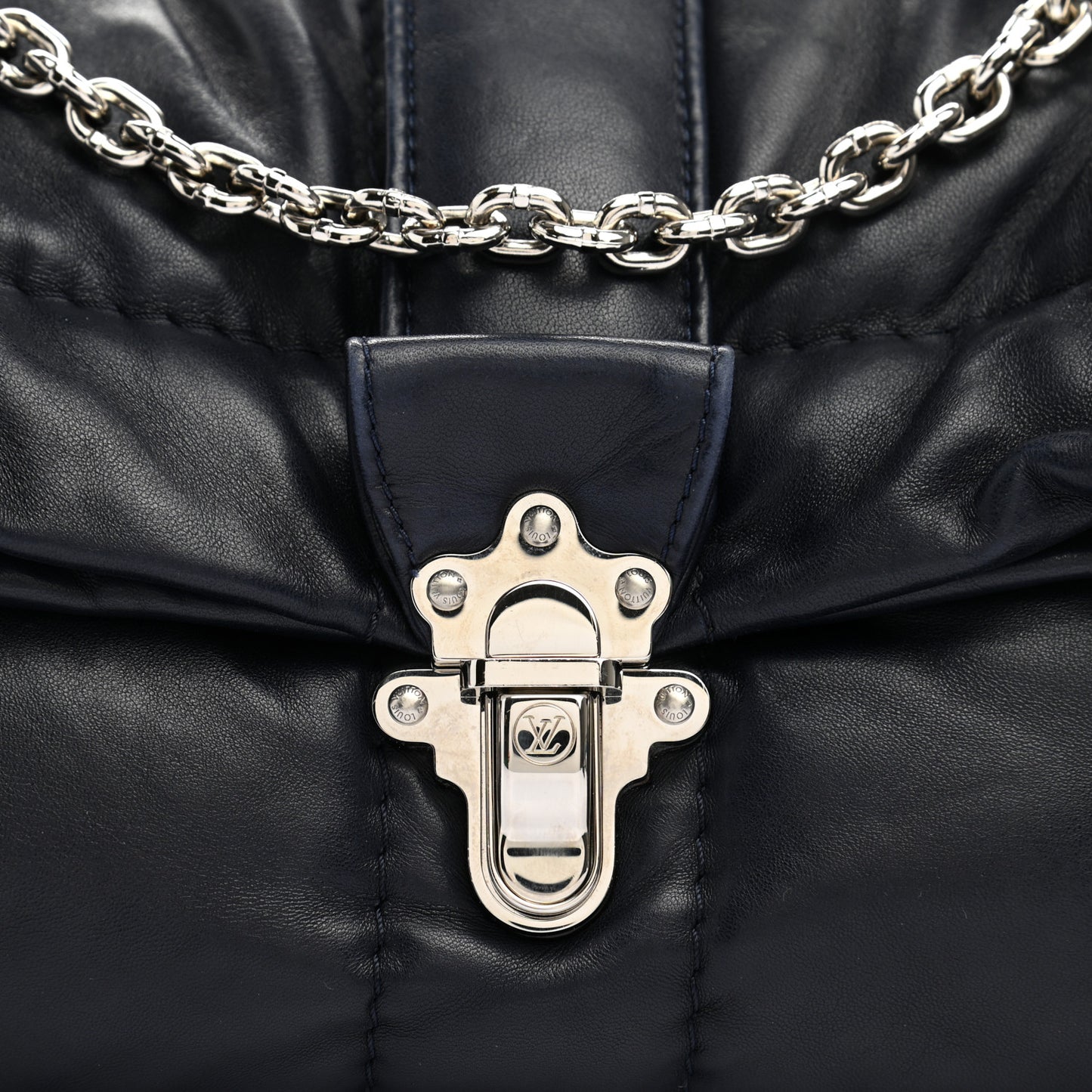 Lambskin Cloud Clutch GM Black