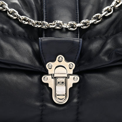 Louis Vuitton Lambskin Cloud Clutch GM Black 8 of 11