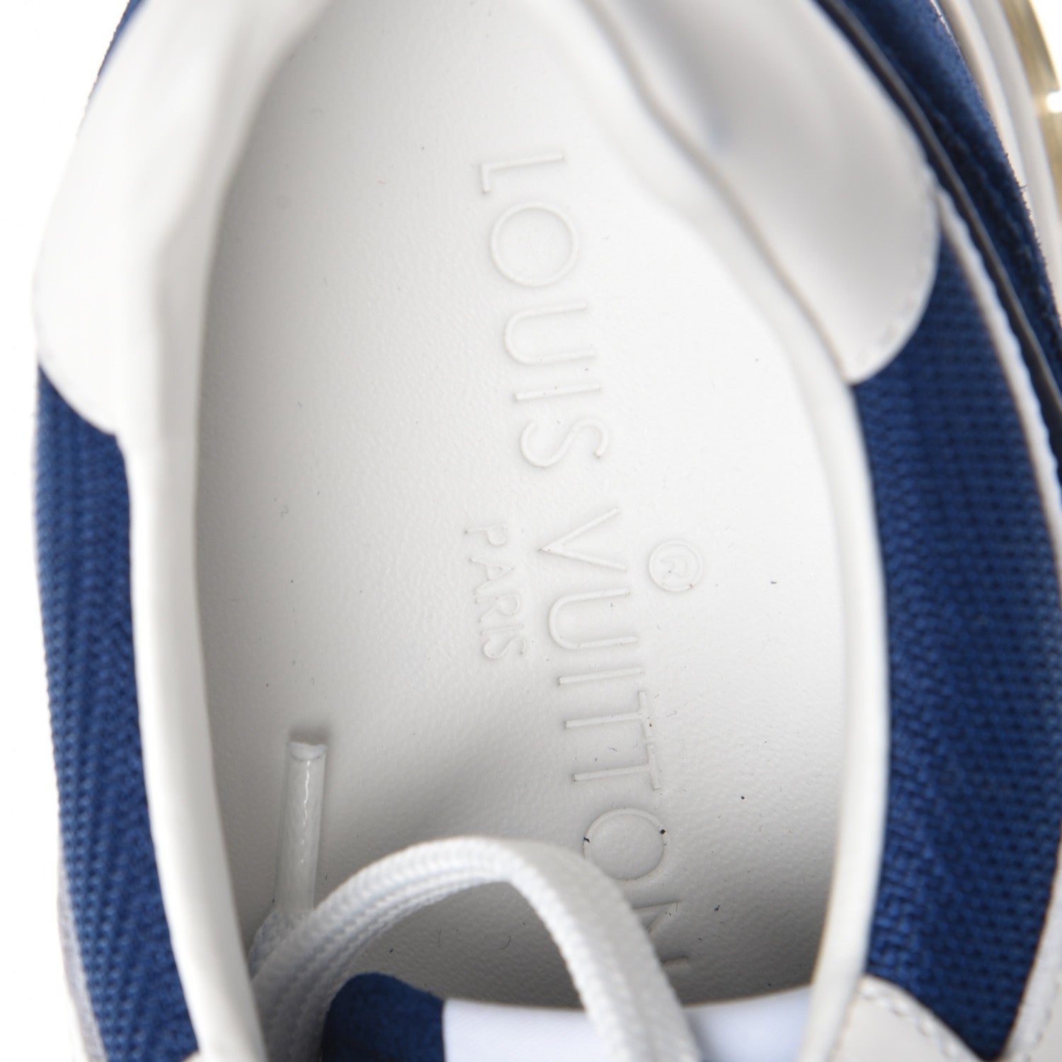 Louis Vuitton Suede Run Away Sneakers 38 Blue 7 of 8