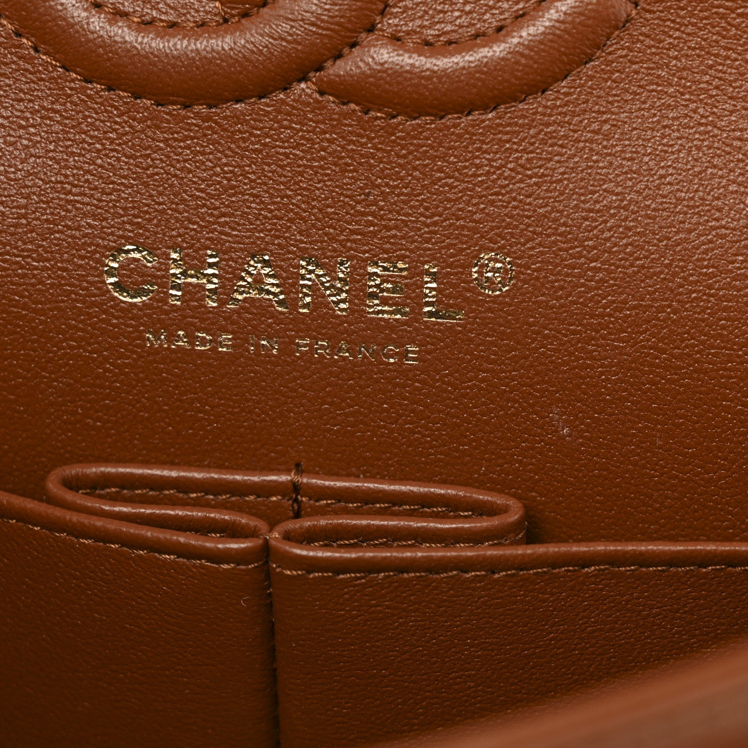 Chanel Caviar Quilted Small Double Flap Light Brown 1781045