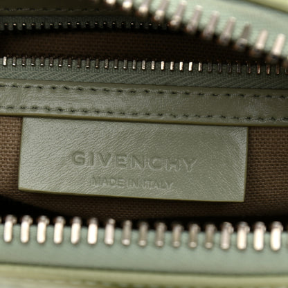 Givenchy Shiny Lord Calfskin Mini Antigona Aqua Green 6 of 10