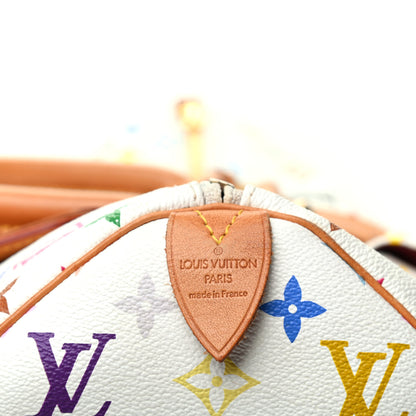 Louis Vuitton Monogram Multicolor Keepall 45 White 5 of 7