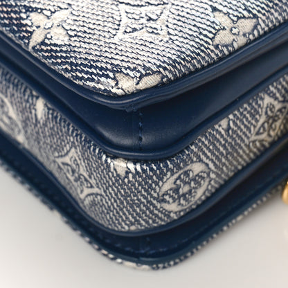 Louis Vuitton Monoglam Pochette Metis East West Blue 8 of 9