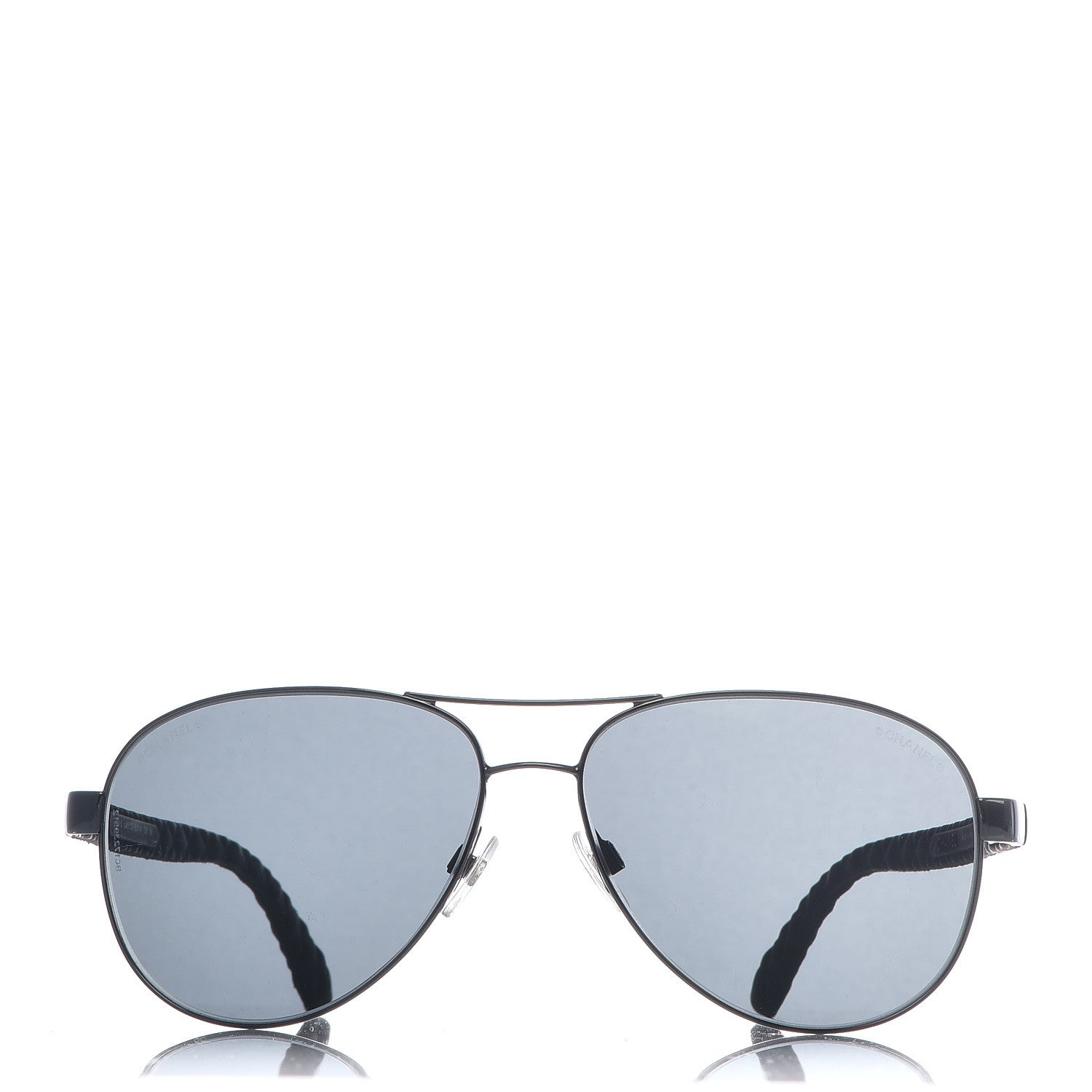 Chanel Pilot Summer Aviator Sunglasses 4204-Q Black 2 of 7