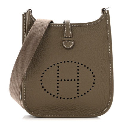 Hermes Taurillon Clemence Evelyne TPM Etoupe 1 of 13