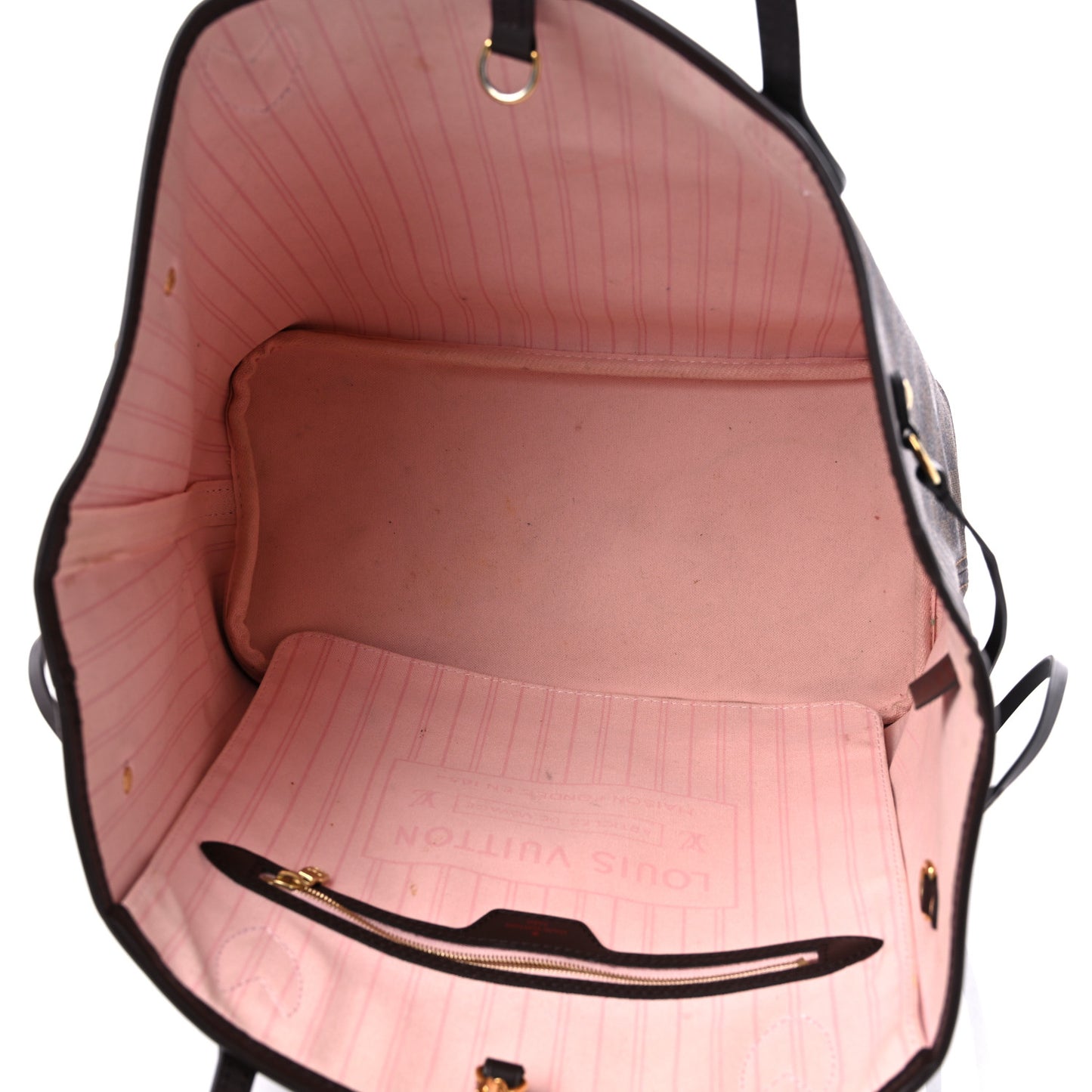 Damier Ebene Neo Neverfull MM Rose Ballerine