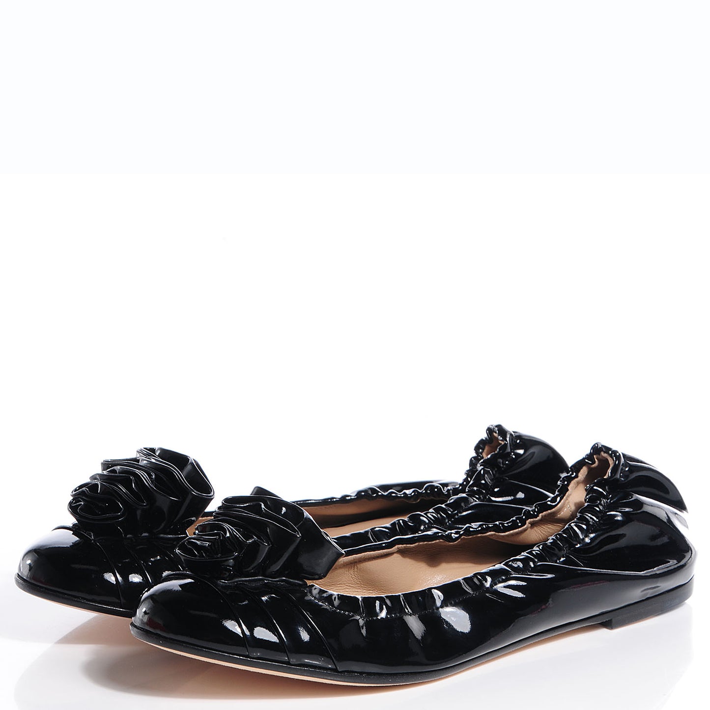 Patent Ballet Flats 40 Black