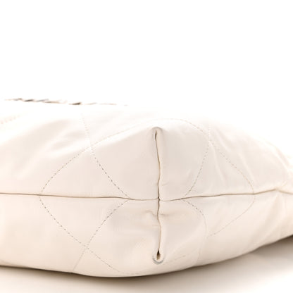 Chanel Shiny Calfskin Quilted Small Chanel 22 White 11 of 11