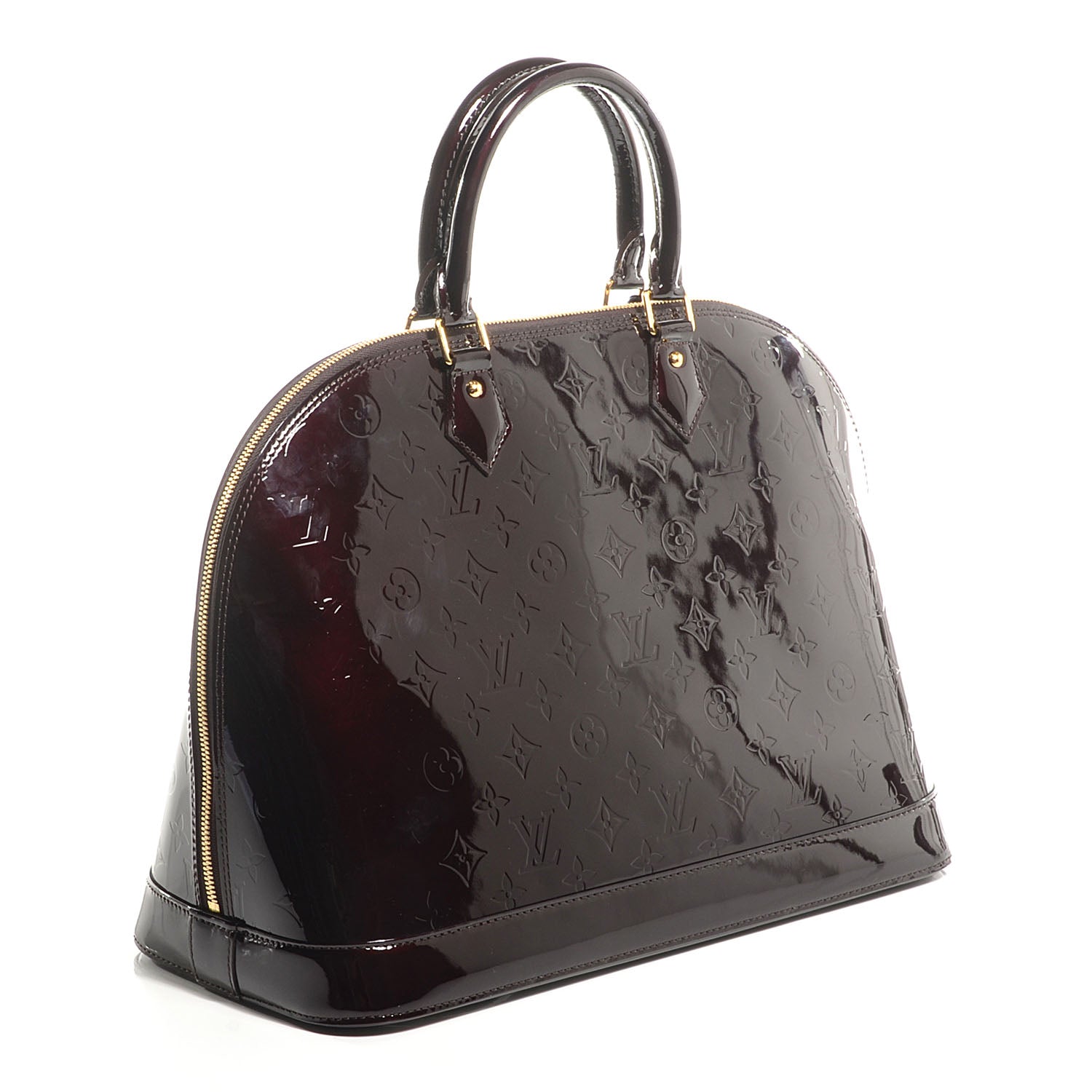 Louis Vuitton Vernis Alma GM Amarante 3 of 9