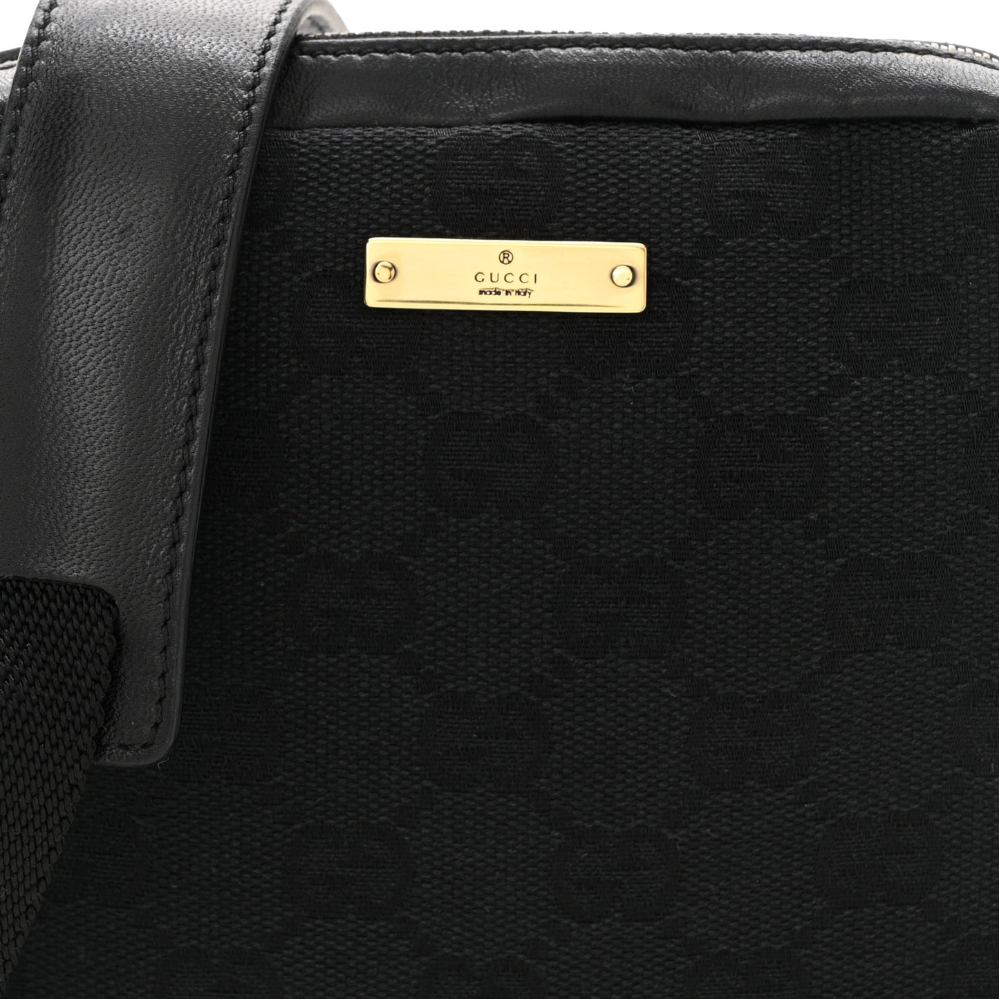 Monogram Crossbody Bag Black