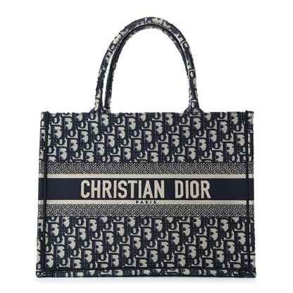 Christian Dior Oblique Medium Book Tote Blue Multicolor 1 of 4