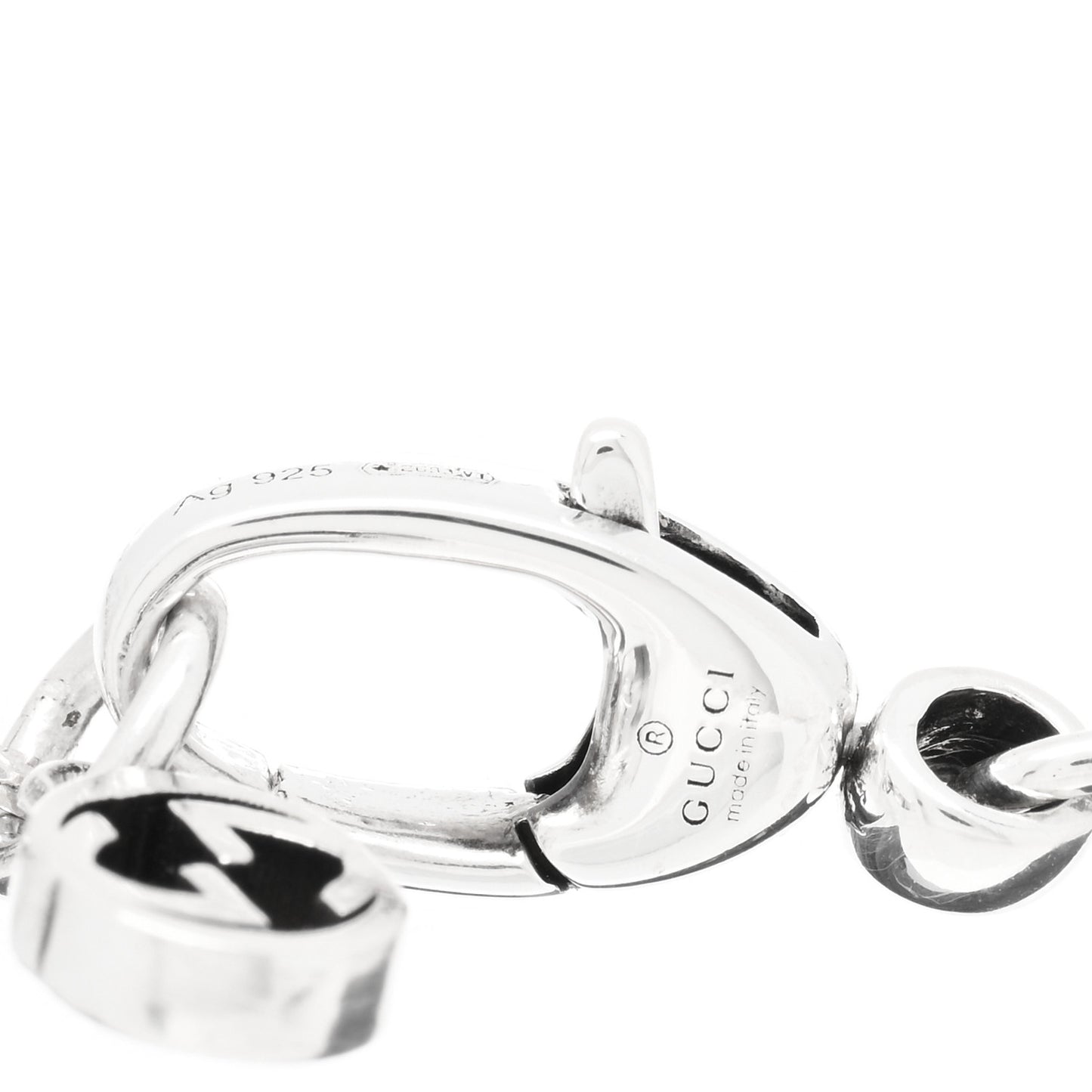 Sterling Silver Double G Key Bracelet