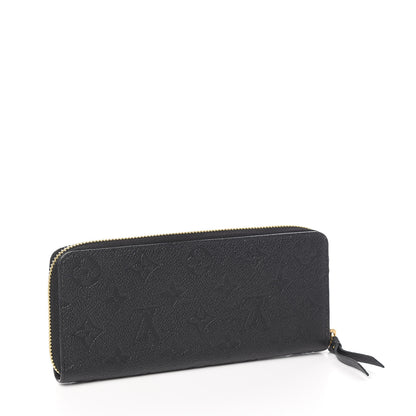 Louis Vuitton Empreinte Clemence Wallet Black 2 of 6