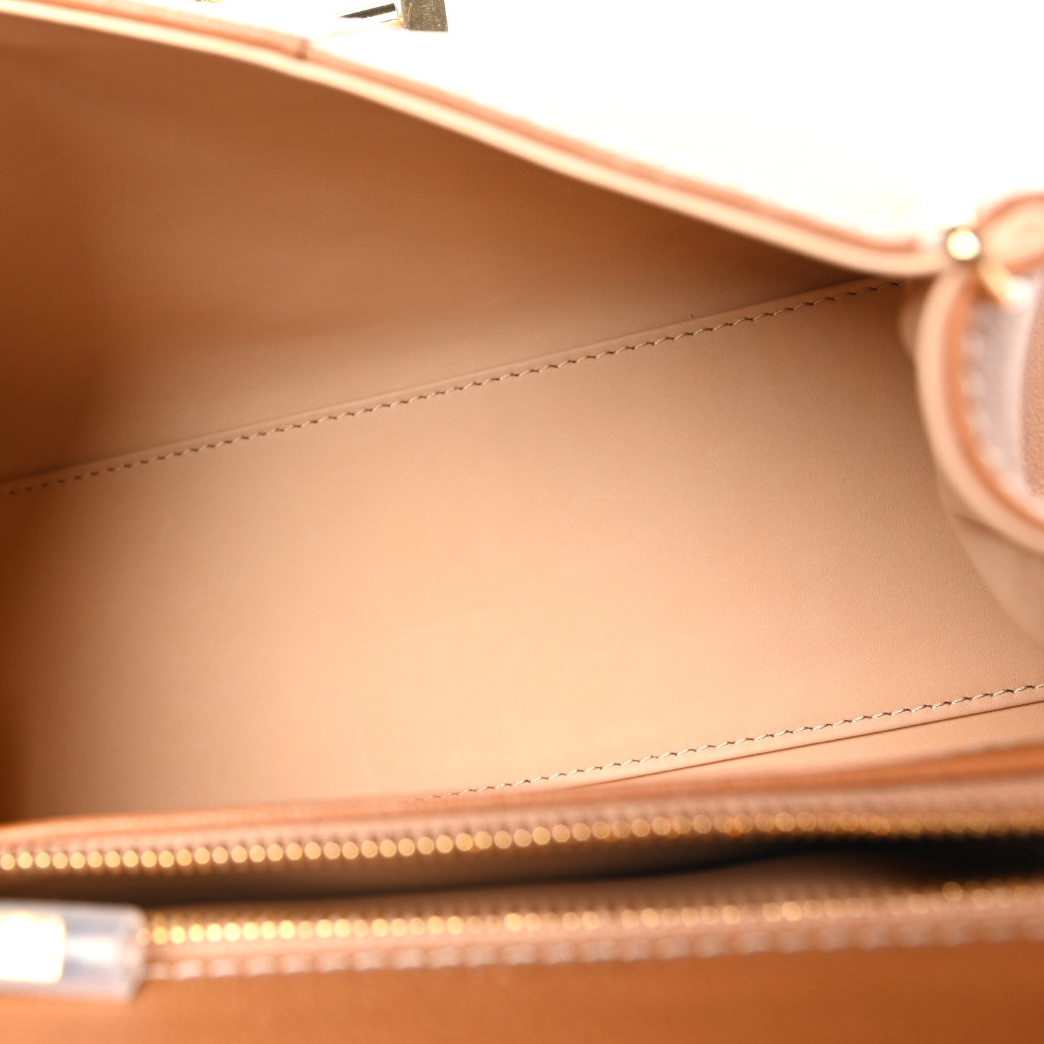 Delvaux Grained Rodeo Calfskin Surpique PM Brillant Satchel Vegetal Ivory 6 of 11