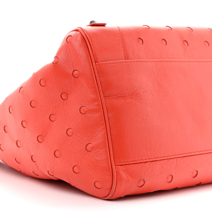 Balenciaga Agneau Perforated Classic Hardware Velo Rouge Grenade 10 of 17