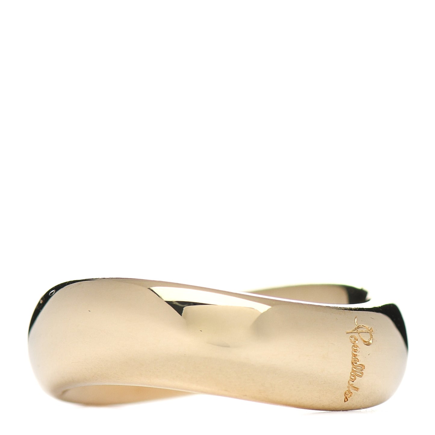 18K Yellow Gold 6mm Curved Wedding Band Ring 53 6.25