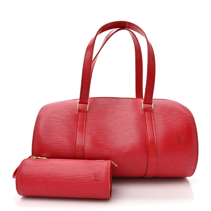 Louis Vuitton Epi Soufflot Castillan Red 3 of 15