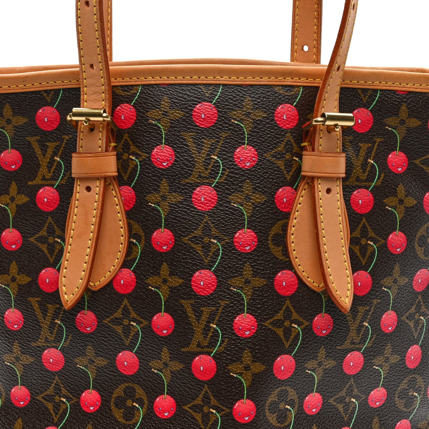 Monogram Cerises Bucket Bag