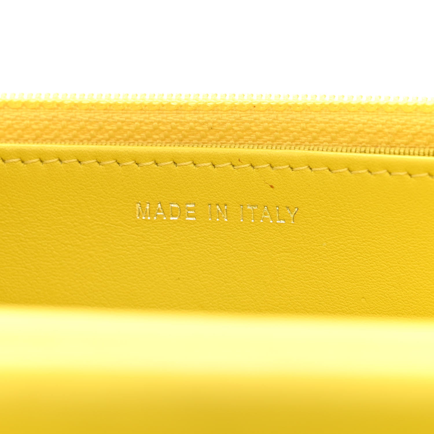 Chanel Velvet Quilted Wallet On Chain WOC Yellow 7 of 15