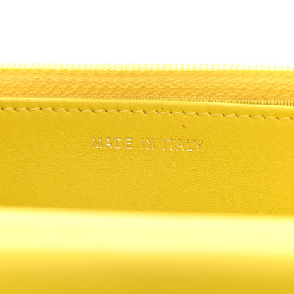 Chanel Velvet Quilted Wallet On Chain WOC Yellow 7 of 15