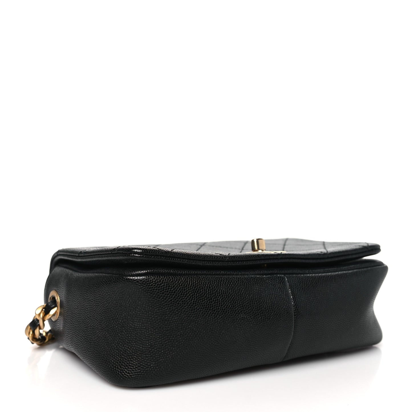 Caviar Quilted Small Fashion Therapy Flap Bag Black