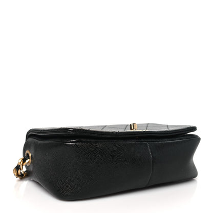 Chanel Caviar Quilted Small Fashion Therapy Flap Bag Black 4 of 11
