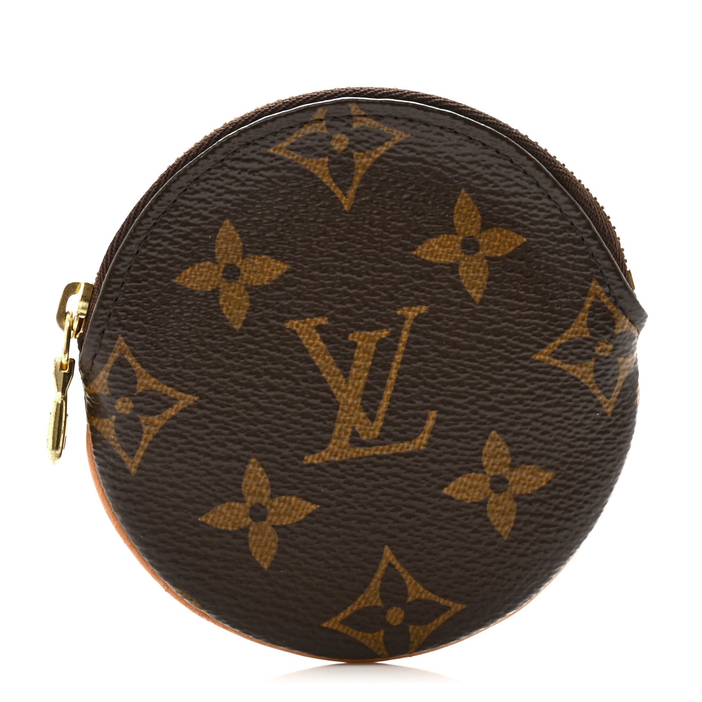 Monogram Round Coin Purse