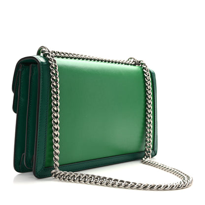 Gucci Azalea Calfskin Enamel Small Dionysus Shoulder Bag New Shamarock Emerald Off White 3 of 9