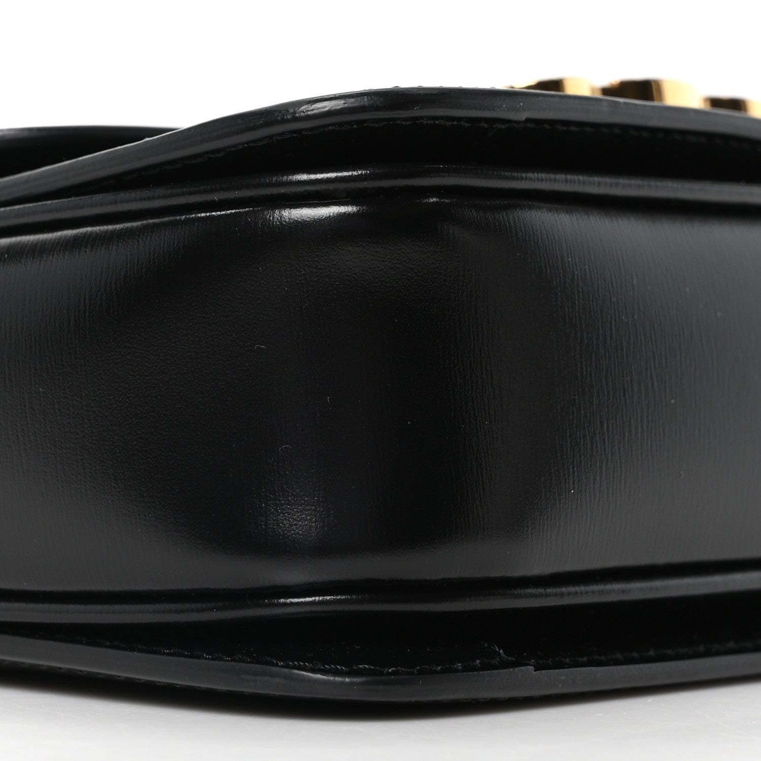 Celine Shiny Calfskin Teen Triomphe Black 8 of 10