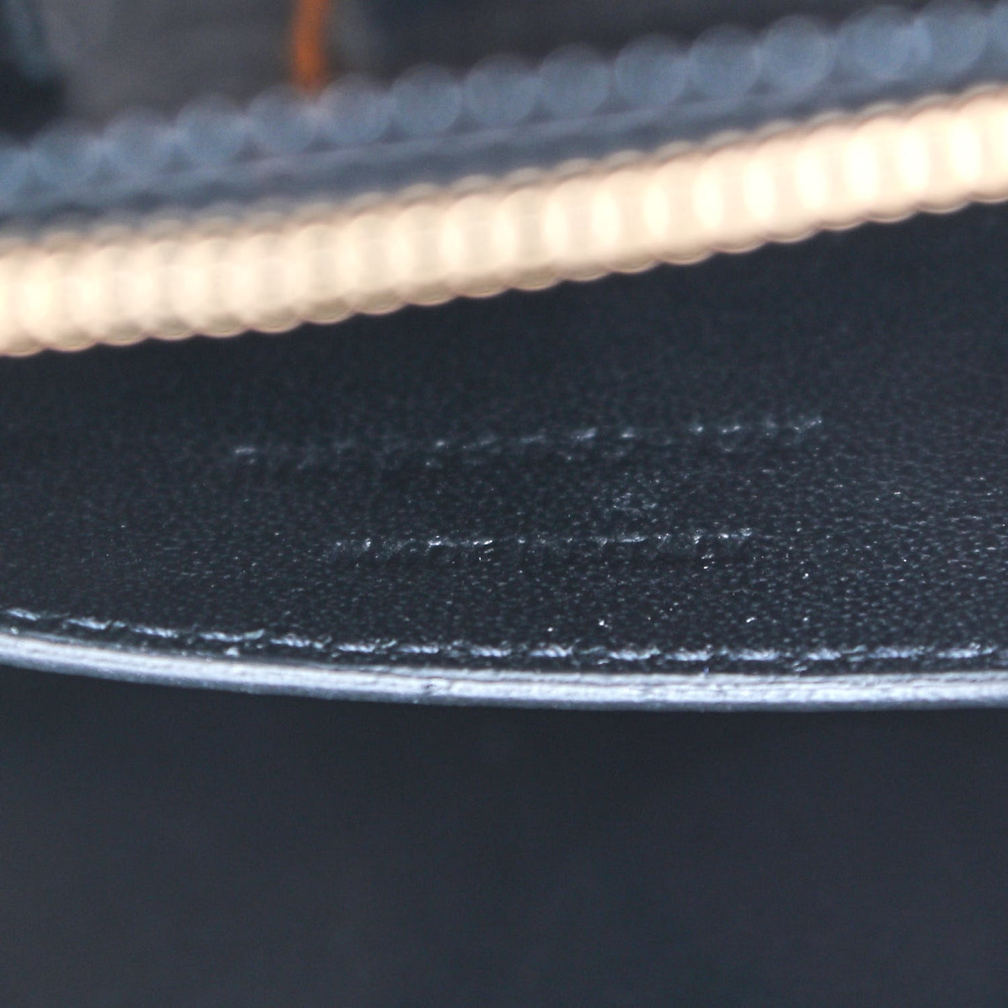 Patent Matelasse Monogram Vicky Camera Bag Black