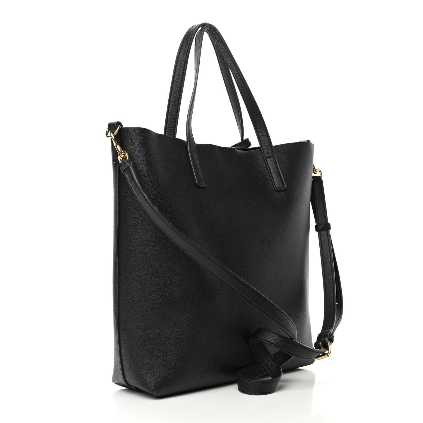 Calfskin Toy Shopping Tote Black