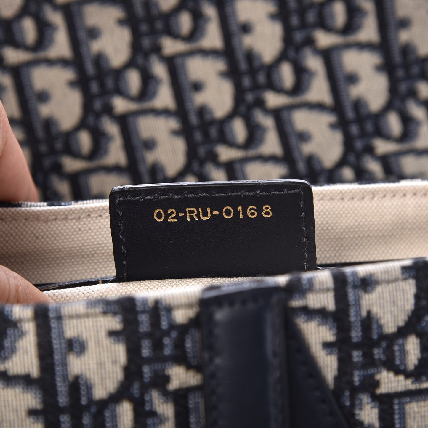 Oblique Saddle Bag Blue
