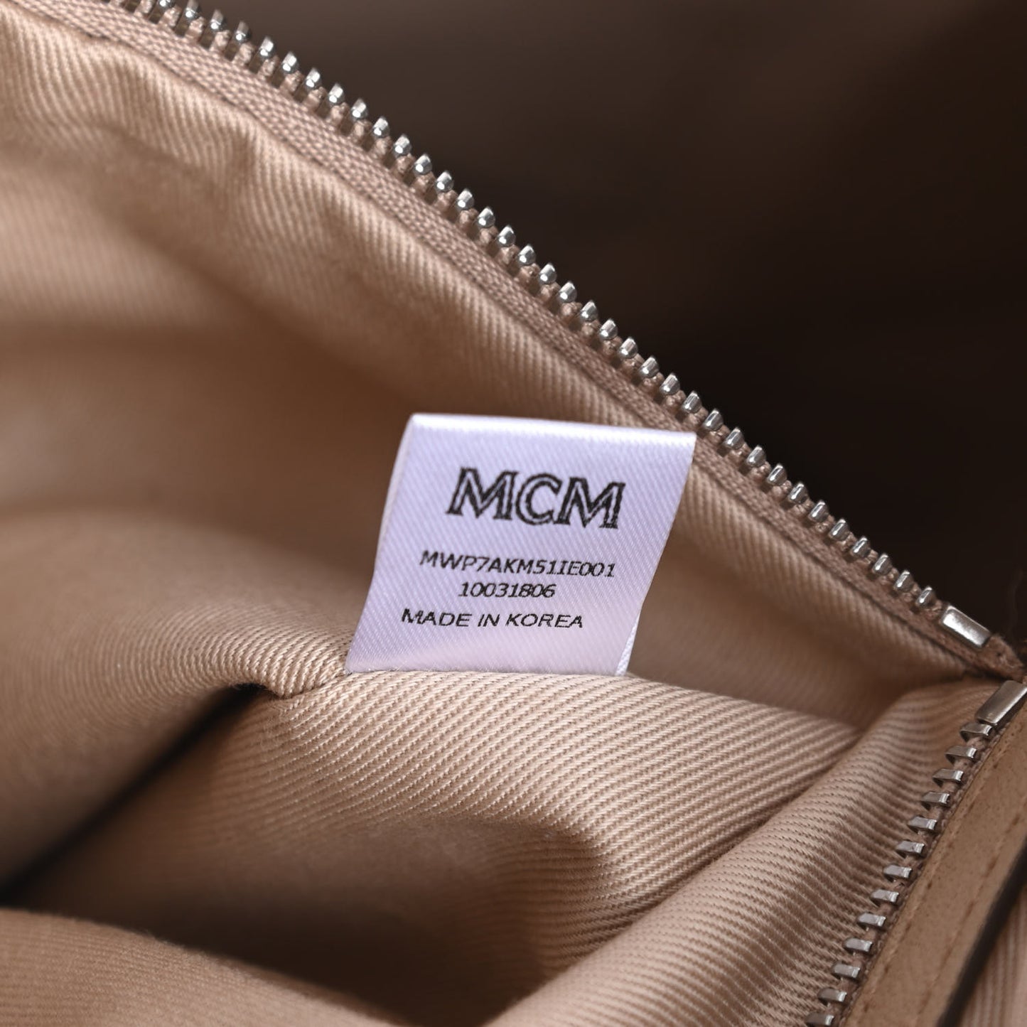 Calfskin Ottomar Monogram Medium Klara Top Zip Tote New Beige