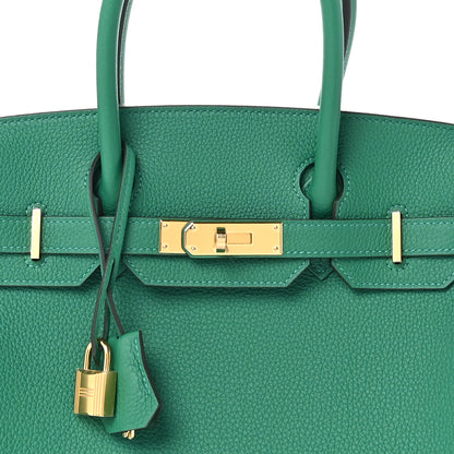 Hermes Togo Birkin 30 Vert Vertigo 7 of 10