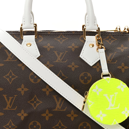 Louis Vuitton Monogram LV Match Speedy Bandouliere 25 White 9 of 13