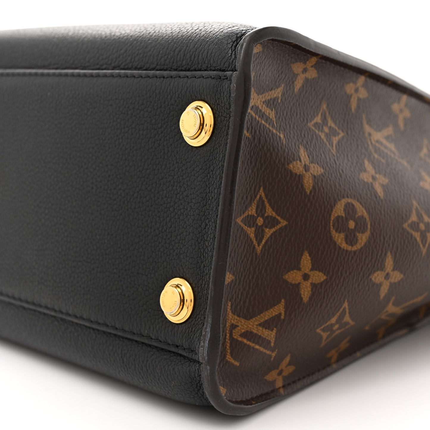 Calfskin Monogram On My Side Black