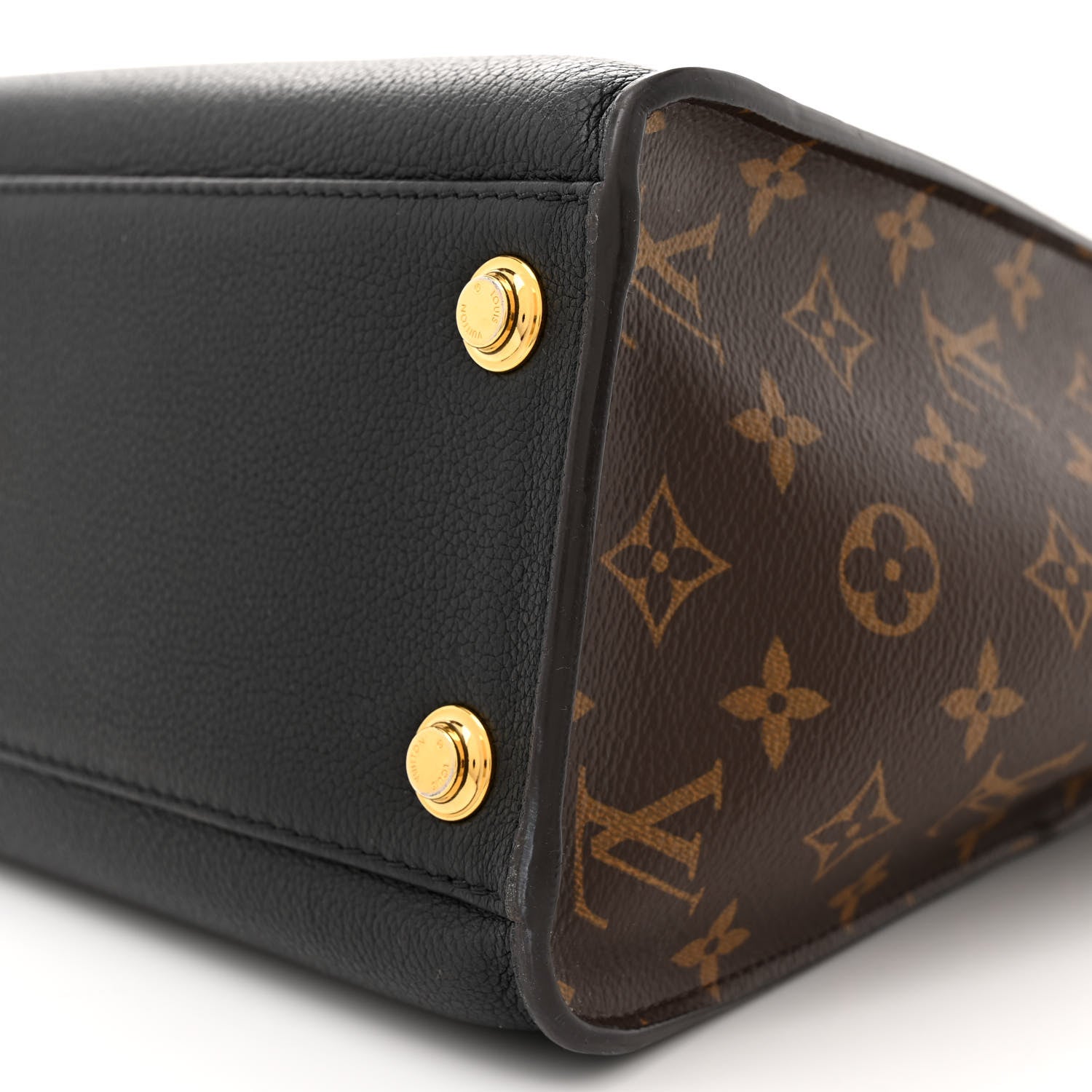 Louis Vuitton Calfskin Monogram On My Side Black 9 of 12
