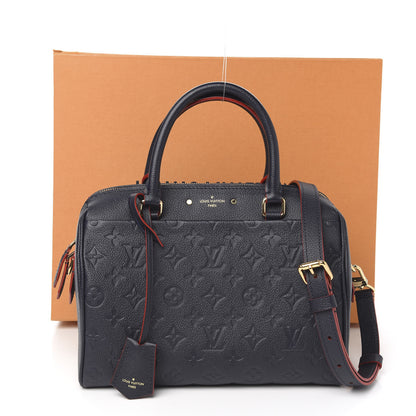 Louis Vuitton Empreinte Speedy Bandouliere 25 NM Marine Rouge 10 of 10