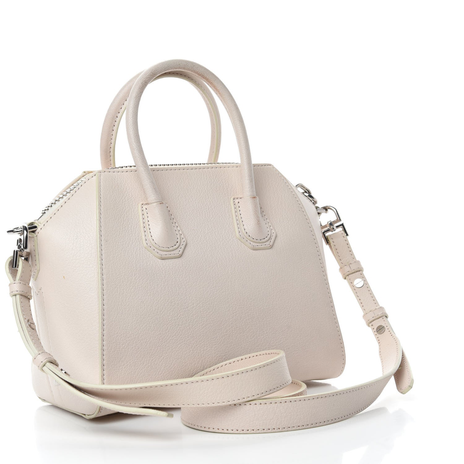Givenchy Sugar Goatskin Mini Antigona Ivory 3 of 14