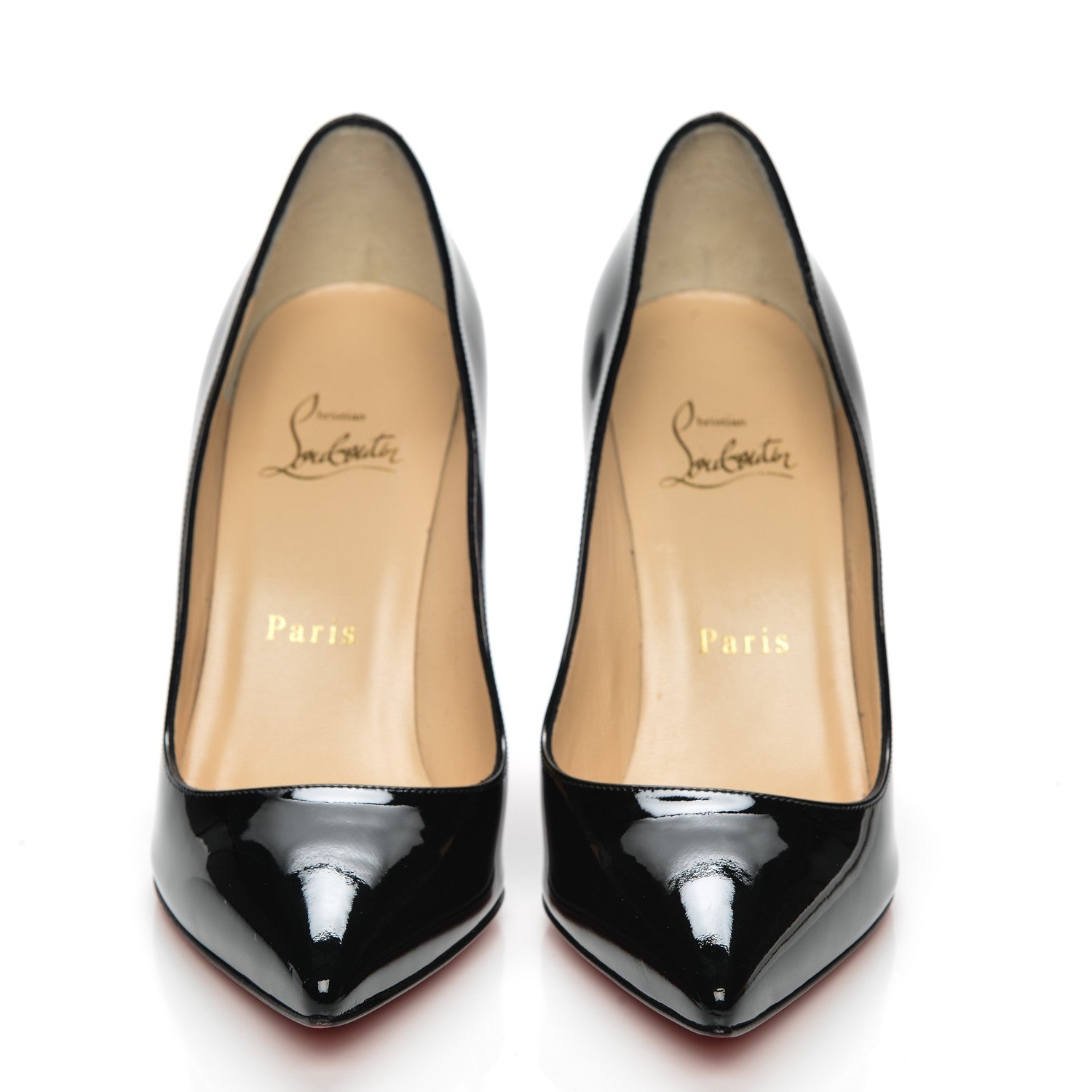 Christian Louboutin Patent Pigalle 100 Pumps 36 Black 2 of 11