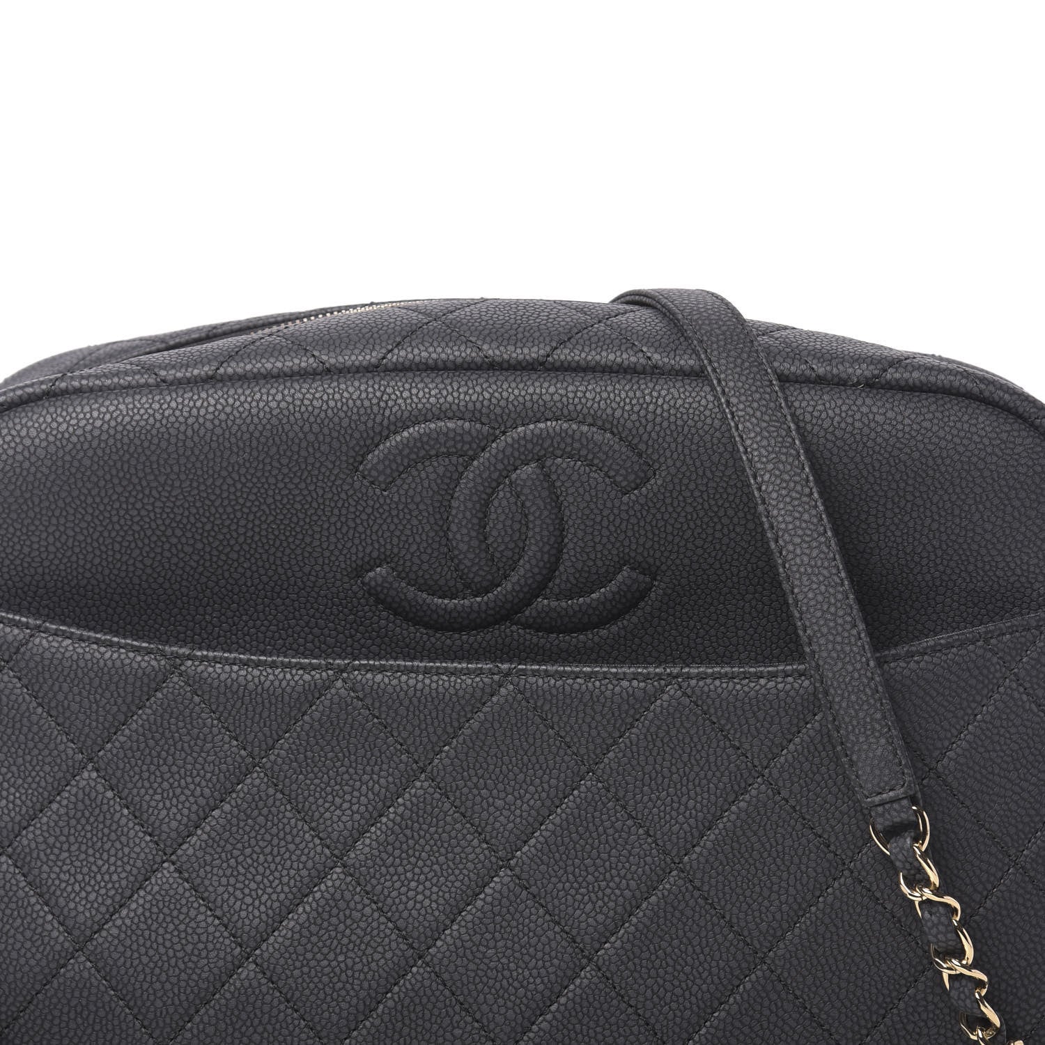 Chanel Caviar Quilted Large Coco Tassel Camera Case Black 8 of 11
