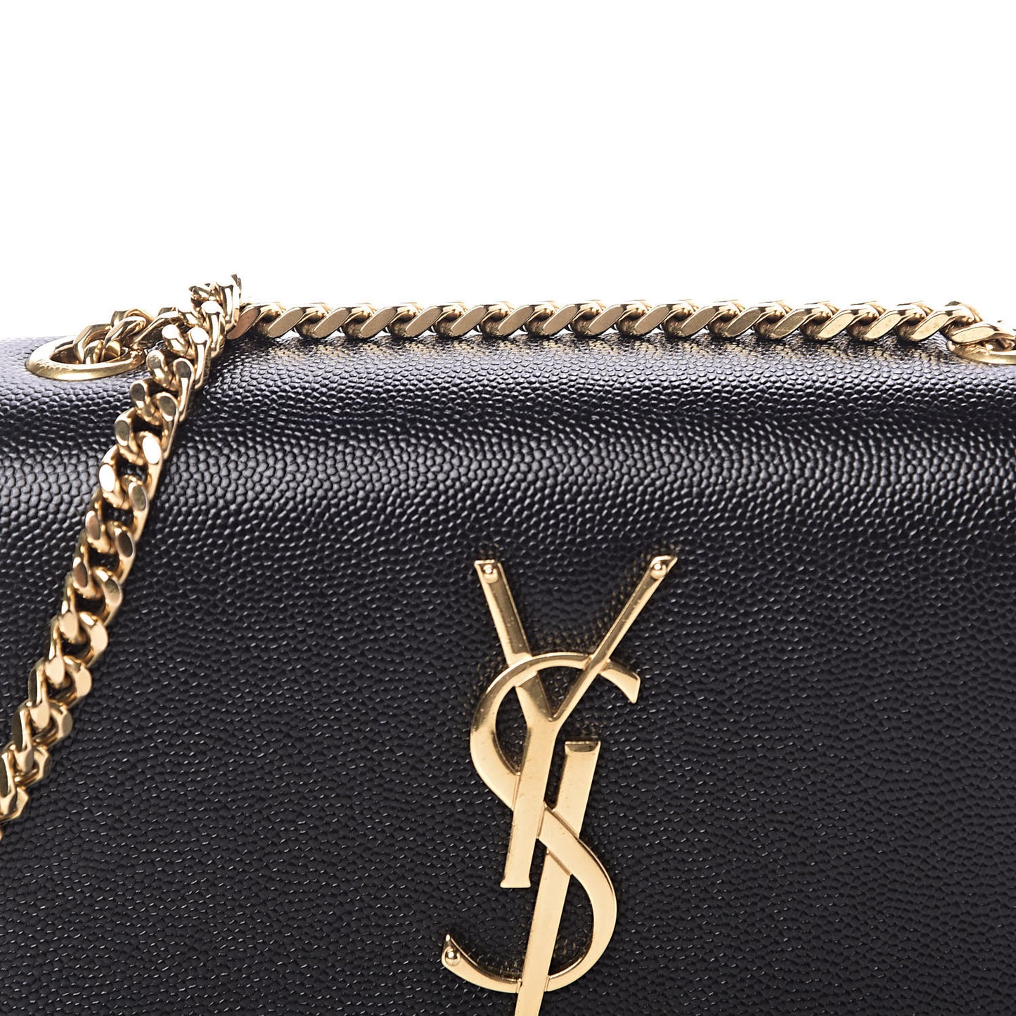 Grain De Poudre Small Monogram Kate Satchel Black