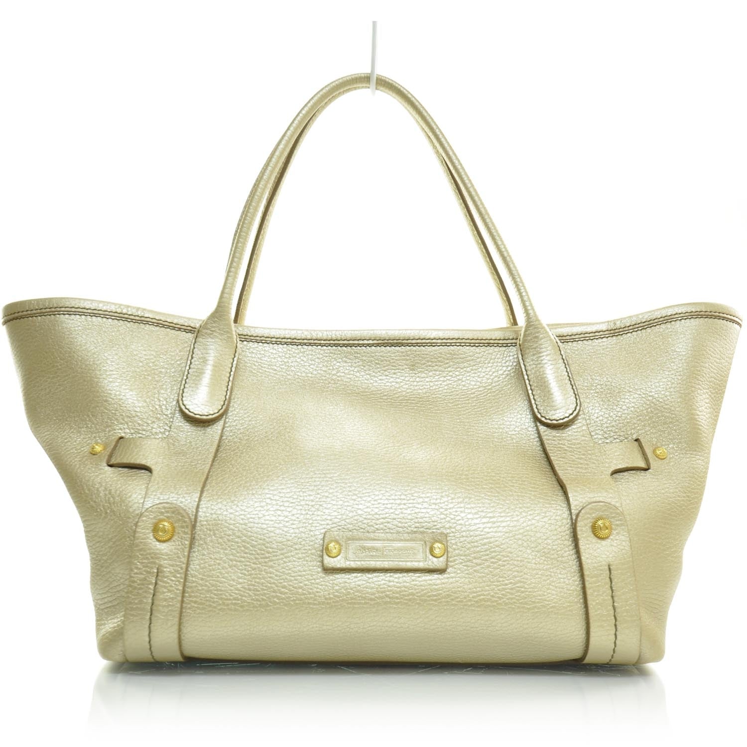 FASHIONPHILE SALVATOREFERRAGAMOLeatherShopperToteGold 1 of 11
