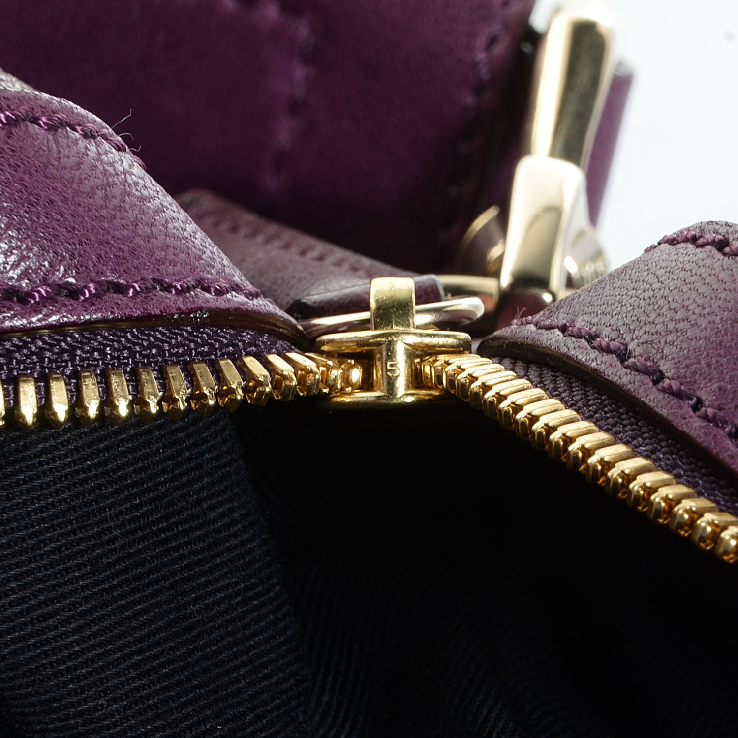 Givenchy Lambskin Medium Nightingale Aubergine 2 of 11