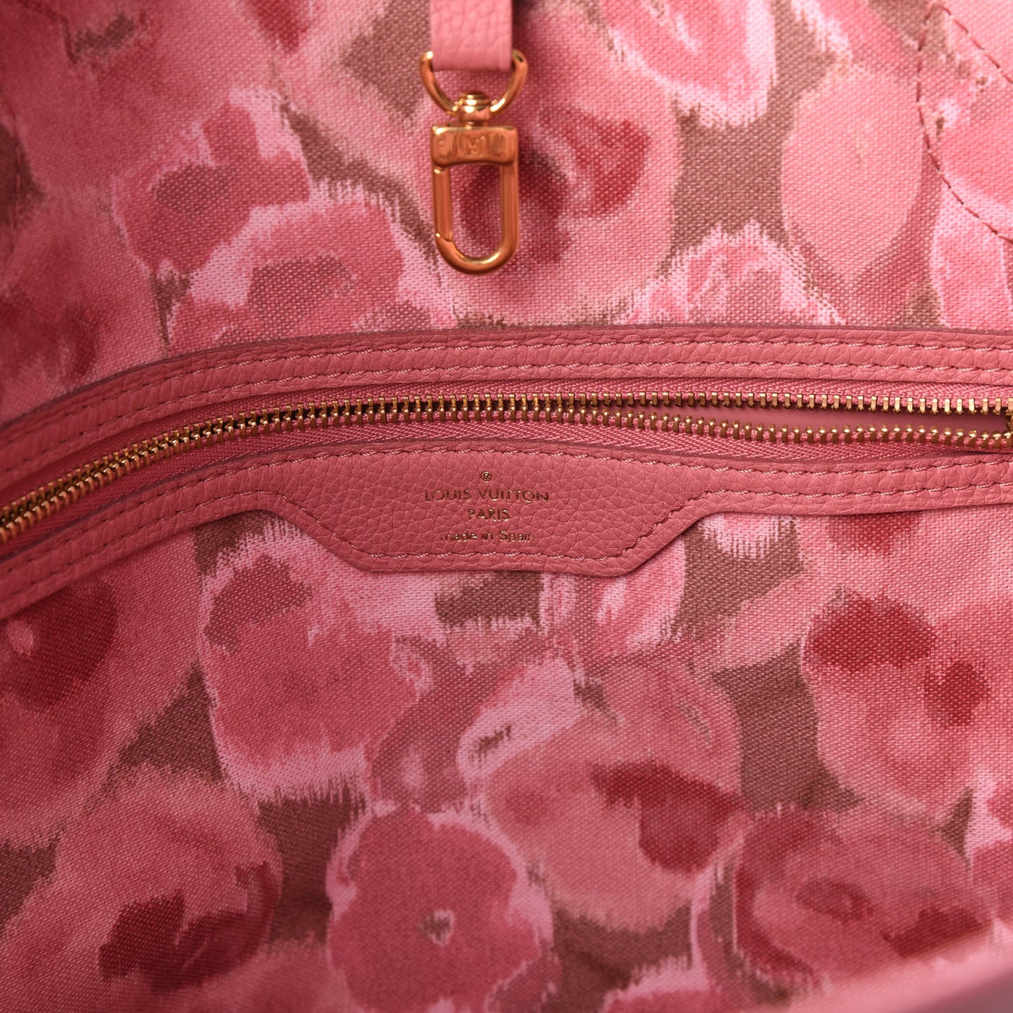 Monogram Articles de Voyage Ikat Neverfull MM Rose Velours