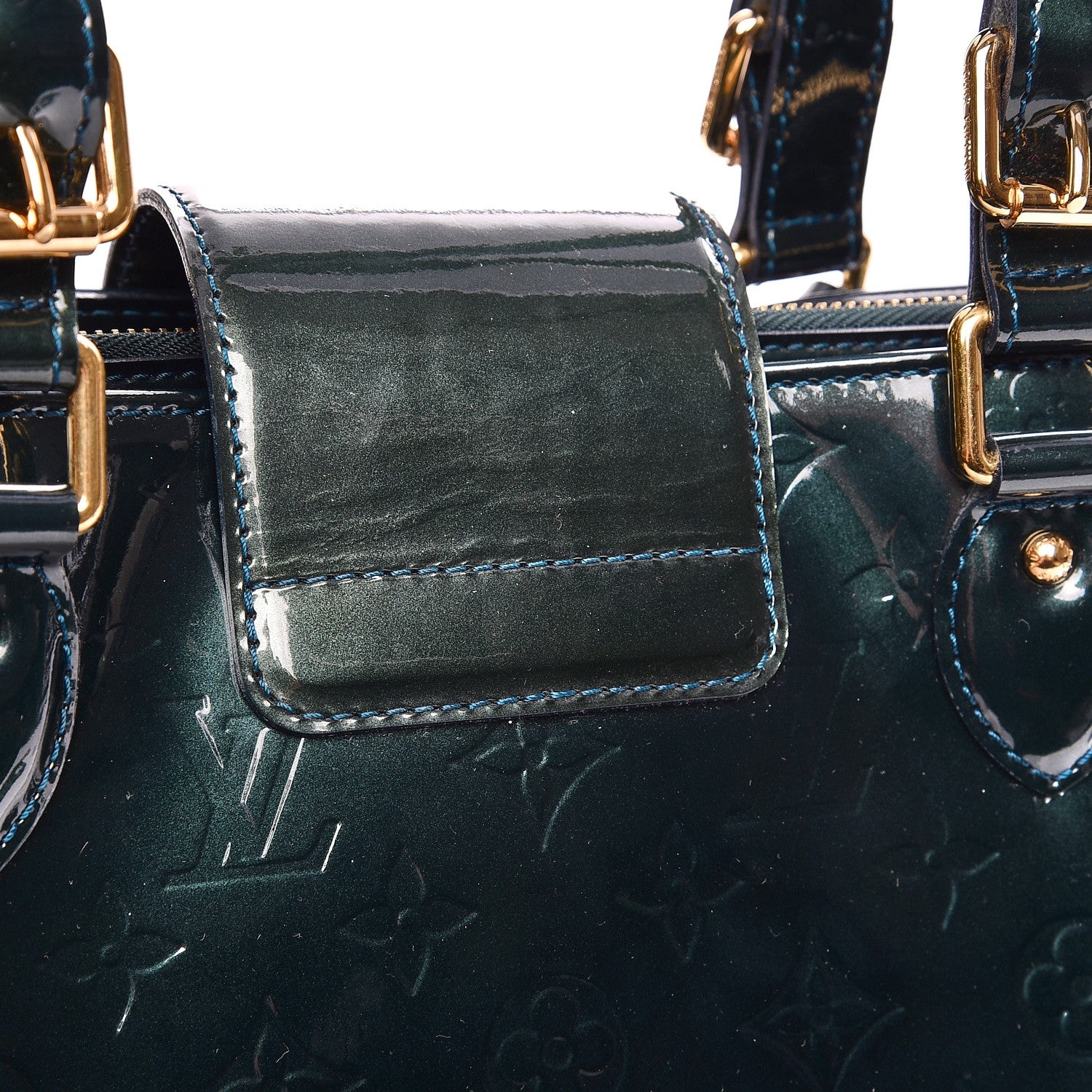 Louis Vuitton Vernis Melrose Avenue Blue Nuit 9 of 10