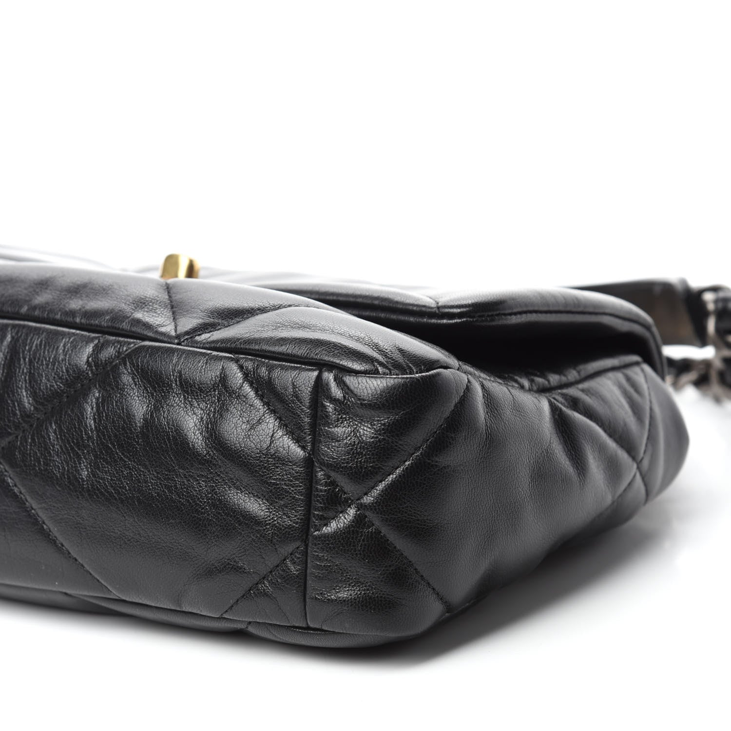 Chanel Goatskin Quilted Medium Chanel 19 Flap Black 7 of 10