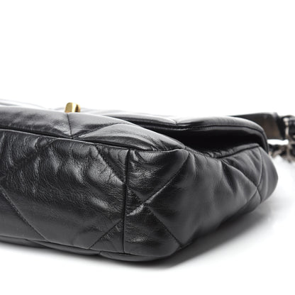 Chanel Goatskin Quilted Medium Chanel 19 Flap Black 7 of 10