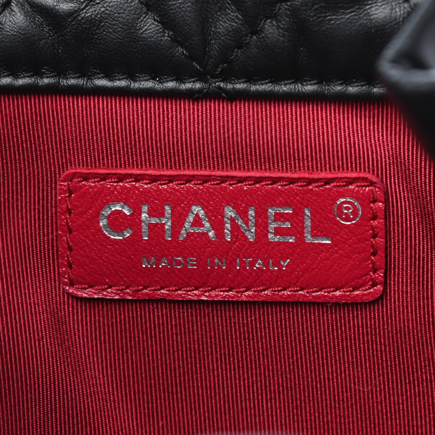 Chanel Aged Calfskin Quilted Gabrielle Backpack Black 6 of 10