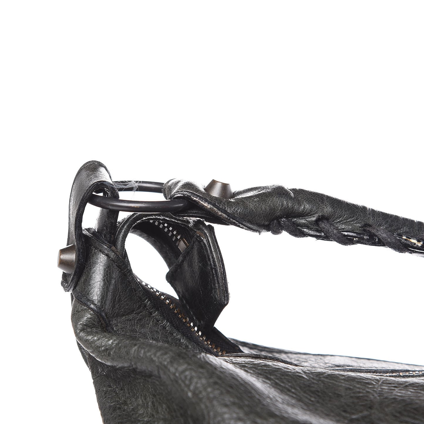 Agneau Classic Hardware Day Hobo Anthracite